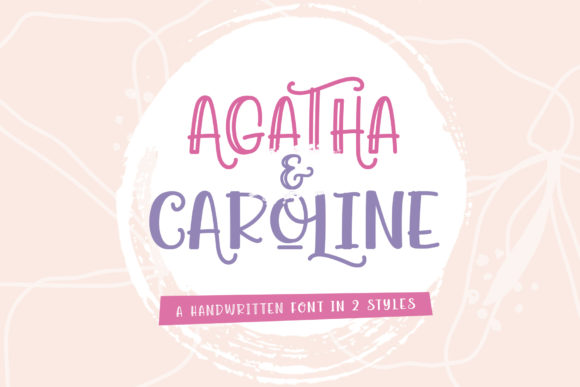 Agatha Caroline: A Timeless Script Font Review