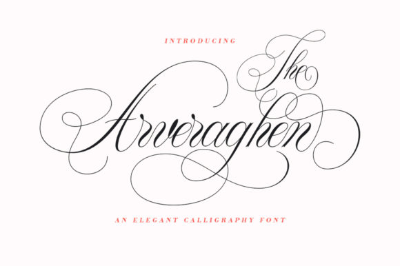 Arveraghen Font for Elegant Editorial Design