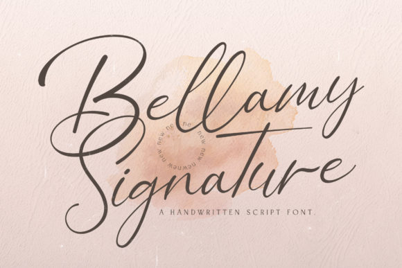 Bellamy Signature Font: A Campaign Design Review