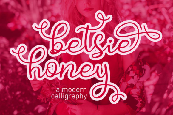 Betsie Honey Font for Handmade Products and Invitations