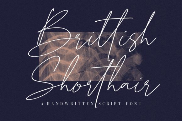 Brittish Shorthair Font for Elegant Editorial Design