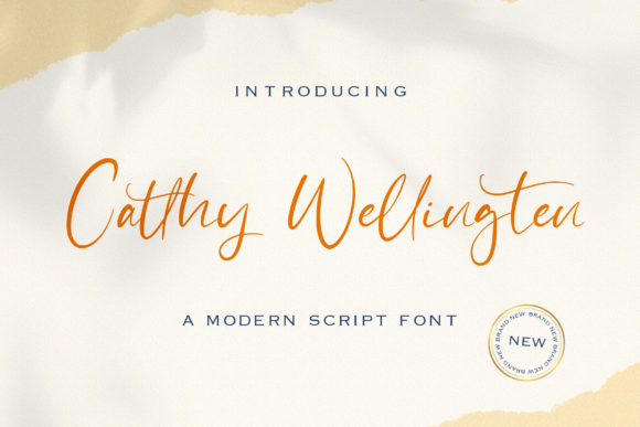 Catthy Wellingten Font Review for Elegant Branding