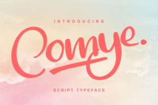 Comye Font: Classic Calligraphy for Handmade Products