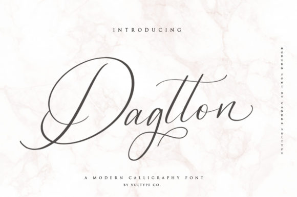 Dagtton Font Review for Elegant Campaign Design