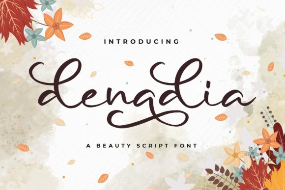 Denadia Font: A Delicate Script for Editorial Design