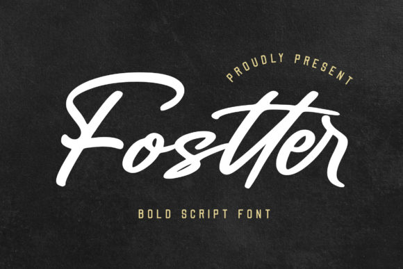 Fostter Font: Timeless Script for Handmade Crafts