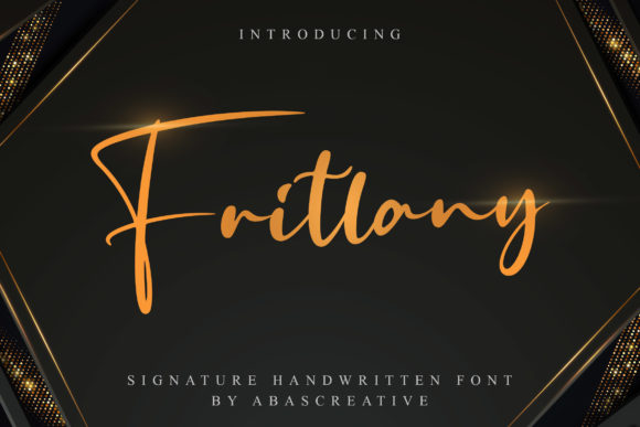 Fritlany Font: Elevating Handmade Labels and Wedding Stationery