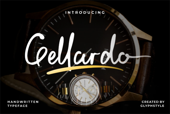 Gellardo Font: Smooth Handwritten Style for Makers