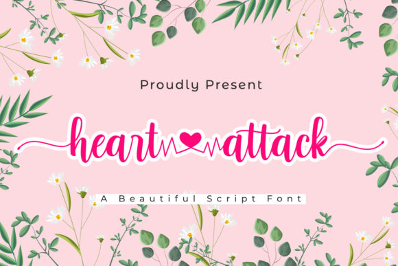 Heart Attack Font: Elegant Script for Business Branding