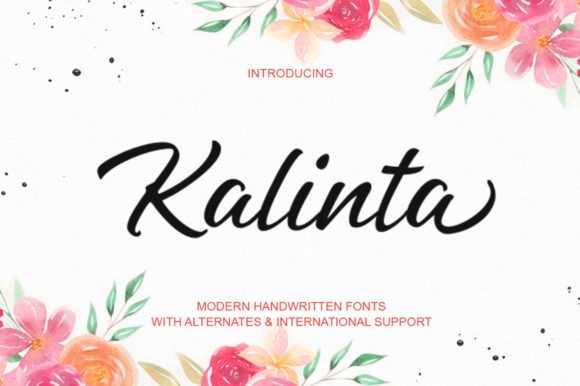 Kalinta Font: Elegant Script Handwritten Typography for Digital Marketing
