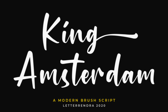King Amsterdam Font for Elegant Small Business Branding