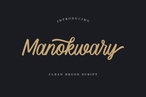 Manokwary Font: Elegant Script for Digital Branding
