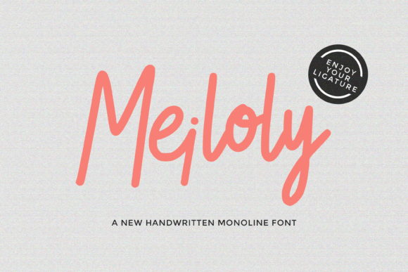 Meiloly Font Review: Sweet Brushed Script for Editorial Design