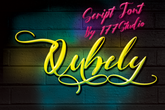 Qubely Font: Elegant Script for Editorial Design