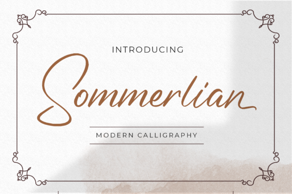 Sommerlian Font: A Designer’s Test for Elegant Branding
