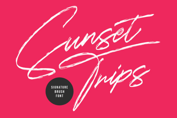 Sunset Trips Font: Elevating Small Business Branding