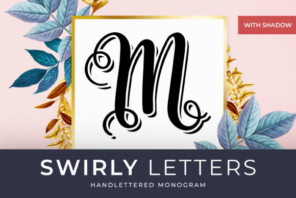 Swirly Letters Font for Elegant Web Design and Branding