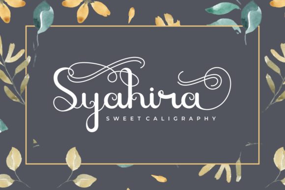 Syahira Font: Elevate Digital Campaigns with Timeless Script