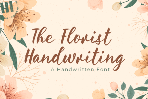 The Florist Handwriting Font for Small Business Branding