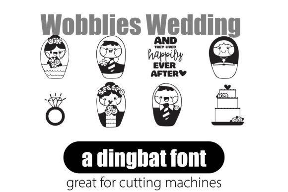 Wobblies Wedding Font Review for Makers